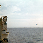 Helo coming in to land on 'Tom' 1967